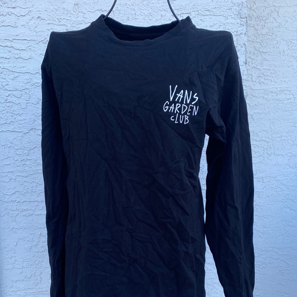 Vans Black Garden Club Long Sleeve Tee